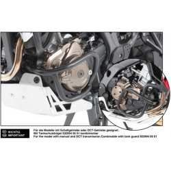 CRF 1000 Africa Twin 2016-2017 ✓ Pare carters compatible DCT Hepco-Becker