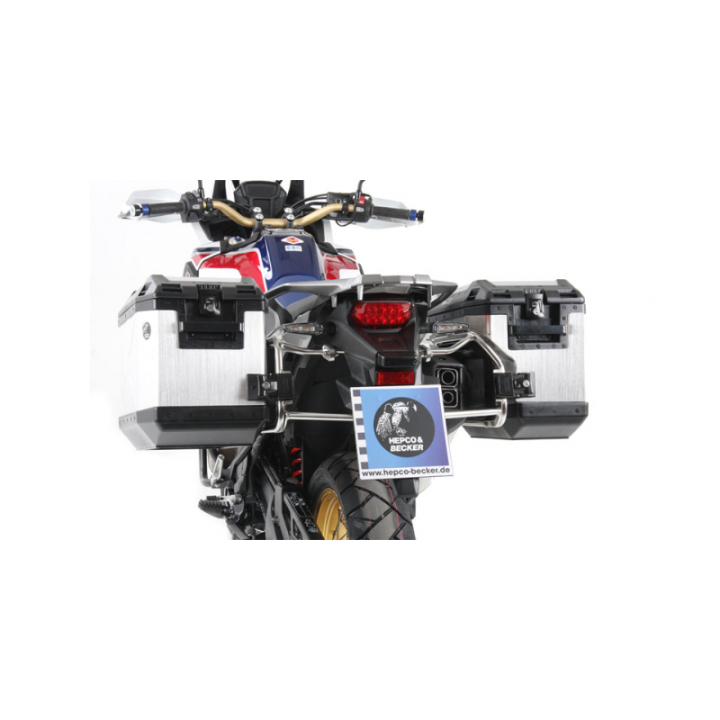 CRF 1000 Africa Twin 2016-2017 ✓ Ensemble supports + valises Xplorer Cutout Set - Alu
