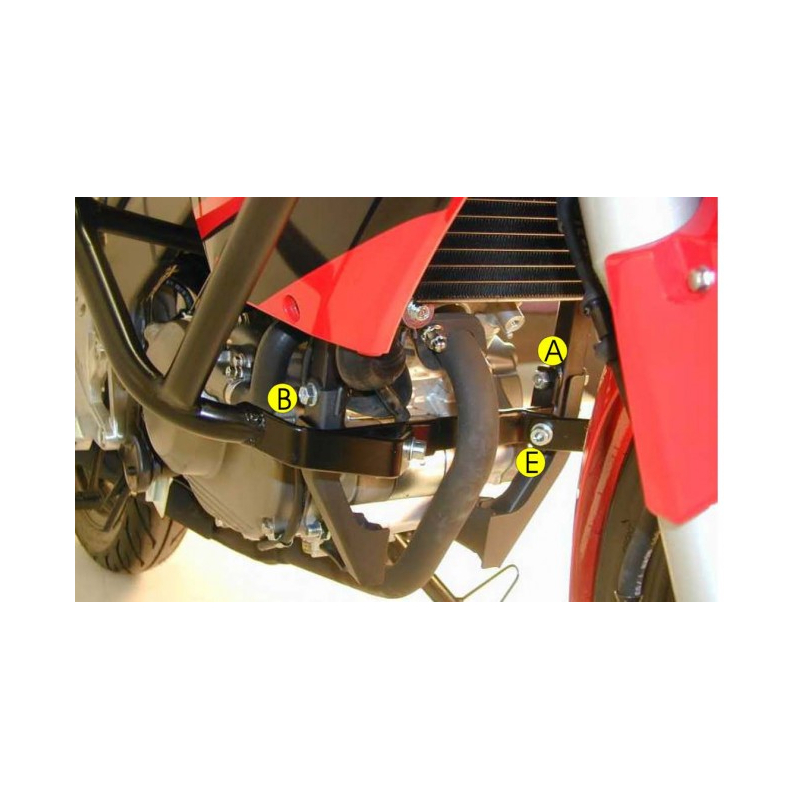 CBR 125 R 2007-2011 ✓ Protections avant Moto Ecole Hepco & Becker CBR 125 R 07-11