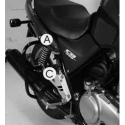 CB 500 / S 1993-1997 ✓ Protection arrière Moto Ecole CBF 500 /S (1993-1997)