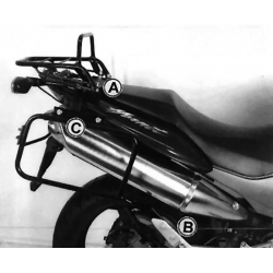 CB 600 F Hornet 2003-2006 ✓ Support de top case tubulaire Hepco-Becker