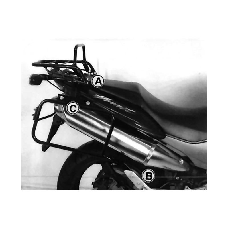 CB 600 F Hornet 2003-2006 ✓ Support de top case tubulaire Hepco-Becker