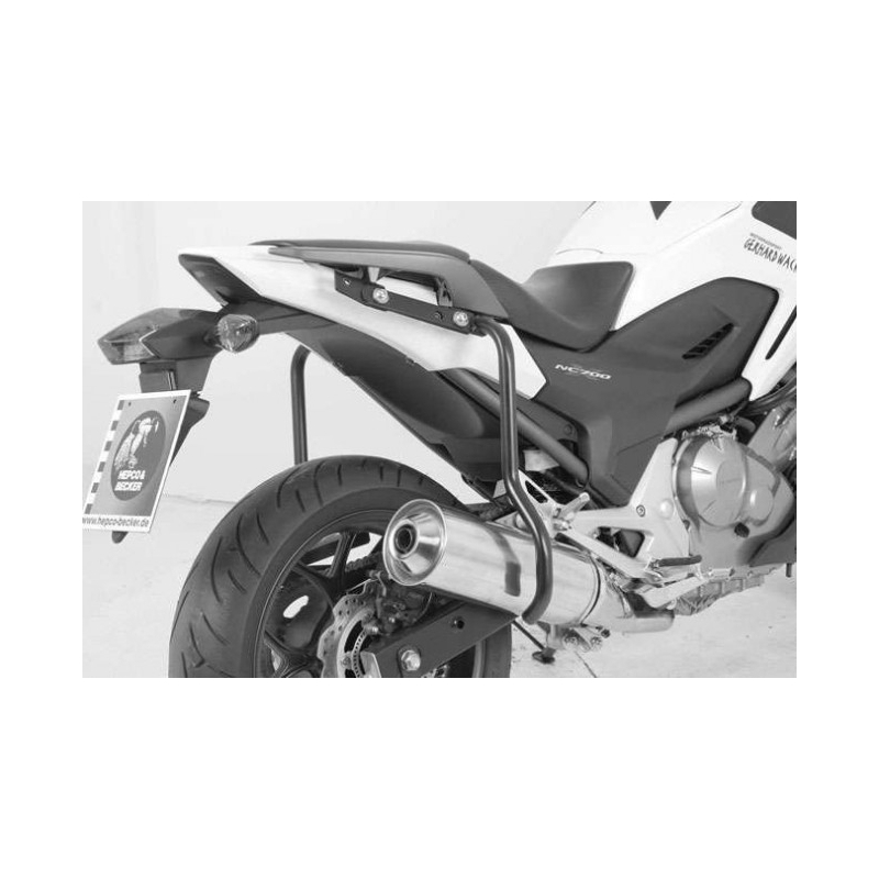 NC 700 S 2012-2013 ✓ Protection arrière Moto Ecole Lock-it NC 700/750 2012-