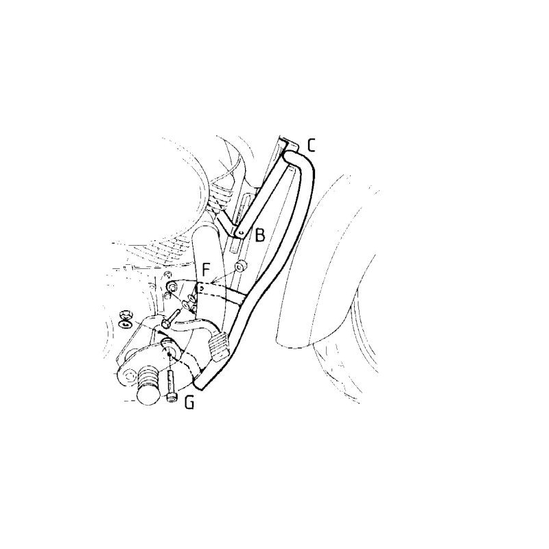 VT 750 C2 1997-2001 ✓ Pare carters Hepco-Becker