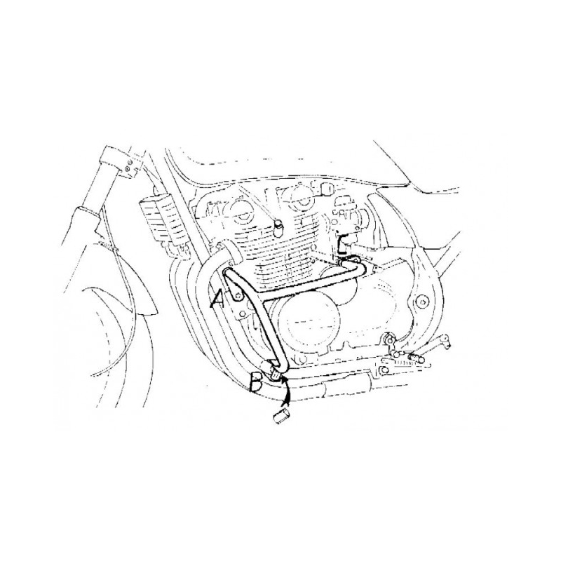 Zephyr 750 1991-1999 ✓ Pare carters Hepco-Becker