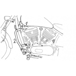 VN 800 1995-2000 ✓ Pare carters Hepco-Becker