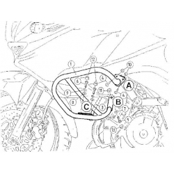 KLV 1000 2004-2005 ✓ Pare carters Hepco-Becker