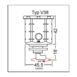 Panigale 959 ✓ Réservoir liquide de frein avant coté droit