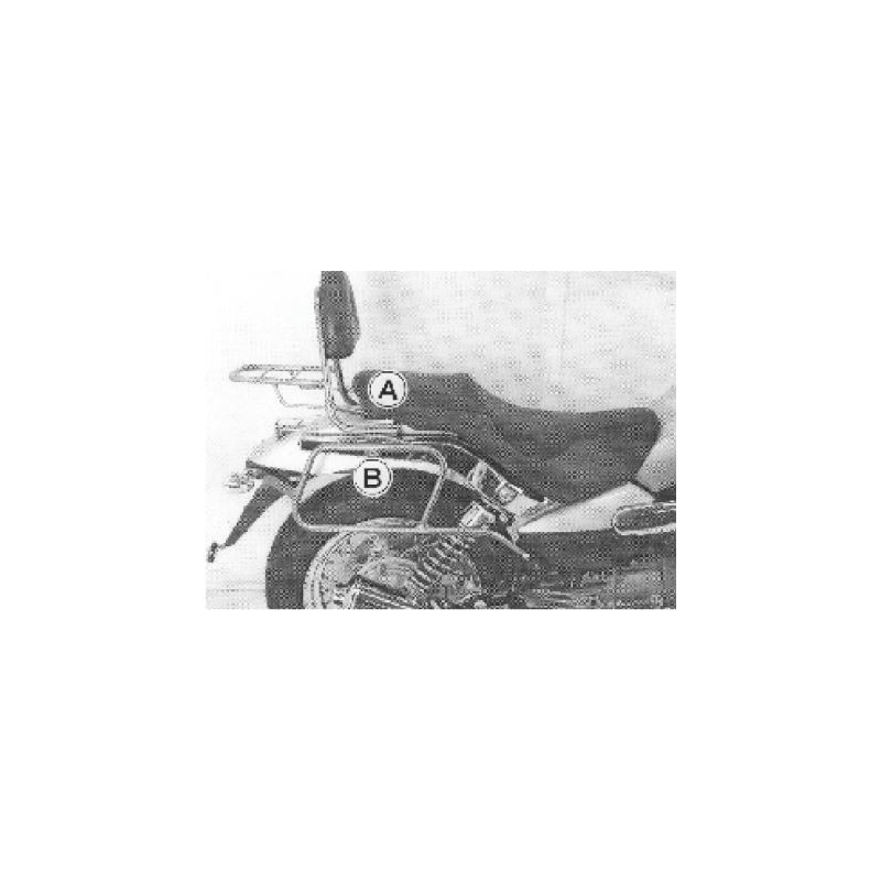 Nevada Classic V 750 from 2004 ✓ Sissybar Hepco-Becker sans porte paquet