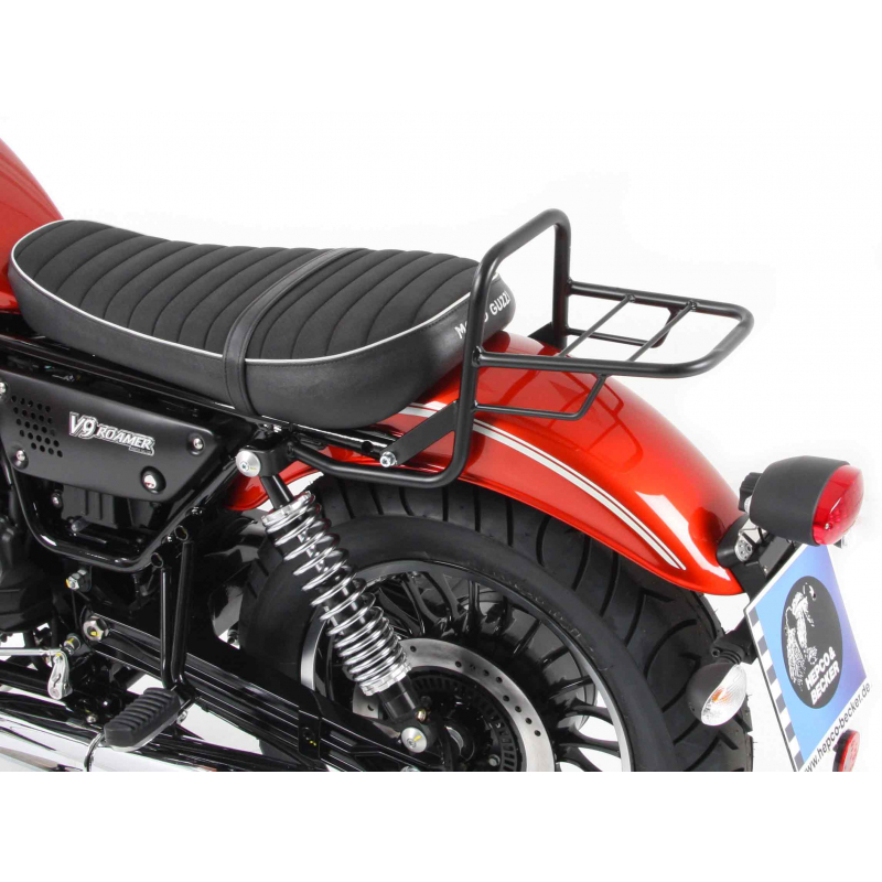 V9 Roamer from 2016 ✓ Support de top case tubulaire selle courte jusqu'à 2016 Hepco-Becker