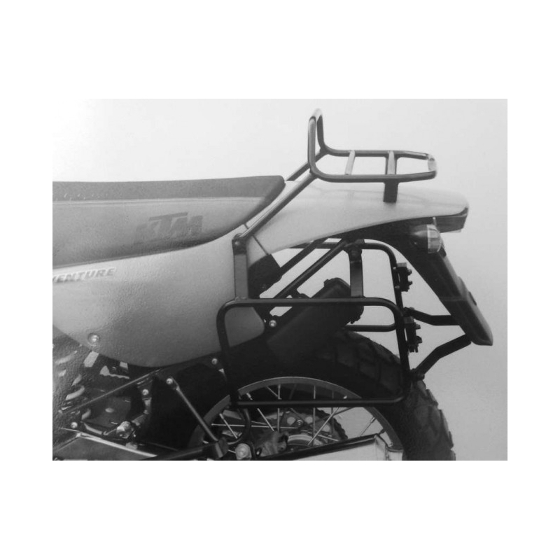 LC 4 Adventure 1998-2003 ✓ Support de top case tubulaire Hepco-Becker