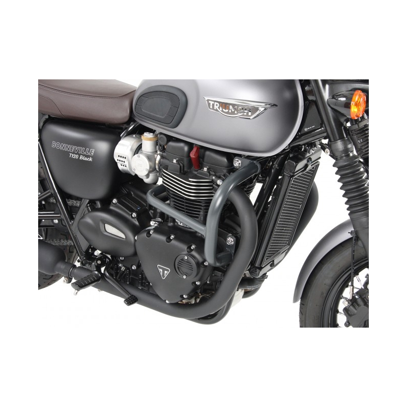 Bonneville T 120 / Black à partir de 2016 ✓ Pare carters Noir Hepco-Becker