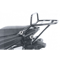 SV 650 / S 2003-2006 ✓ Support de top case tubulaire Hepco-Becker