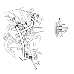 SV 650 / S 2003-2006 ✓ Pare carters Hepco-Becker