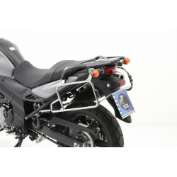 V-Strom 650 ABS (L2) / XT 2012-2016 ✓ Ensemble supports + valises Xplorer Cutout Set - Alu