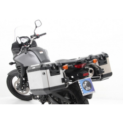 V-Strom 650 ABS (L2) / XT 2012-2016 ✓ Ensemble supports + valises Xplorer Cutout Set - Alu