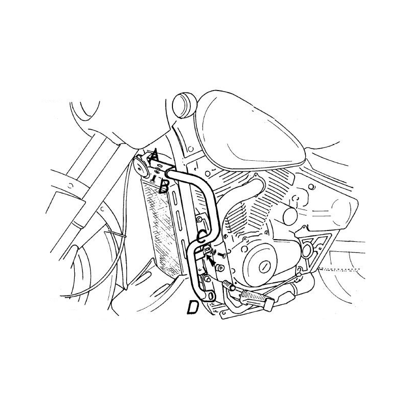 VZ 800 Marauder 1996-2003 ✓ Pare carters Hepco-Becker