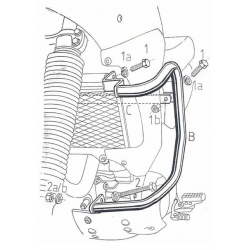 XTZ 660 Ténéré 1991-1993 ✓ Pare carters Hepco-Becker