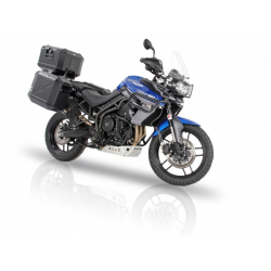 Tiger 800 XC / XCX / XCA 2015-2017 ✓ Support de top case Alurack Hepco-Becker