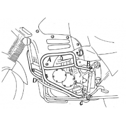 Tiger 900 1993-1998 ✓ Pare-carters Hepco-Becker
