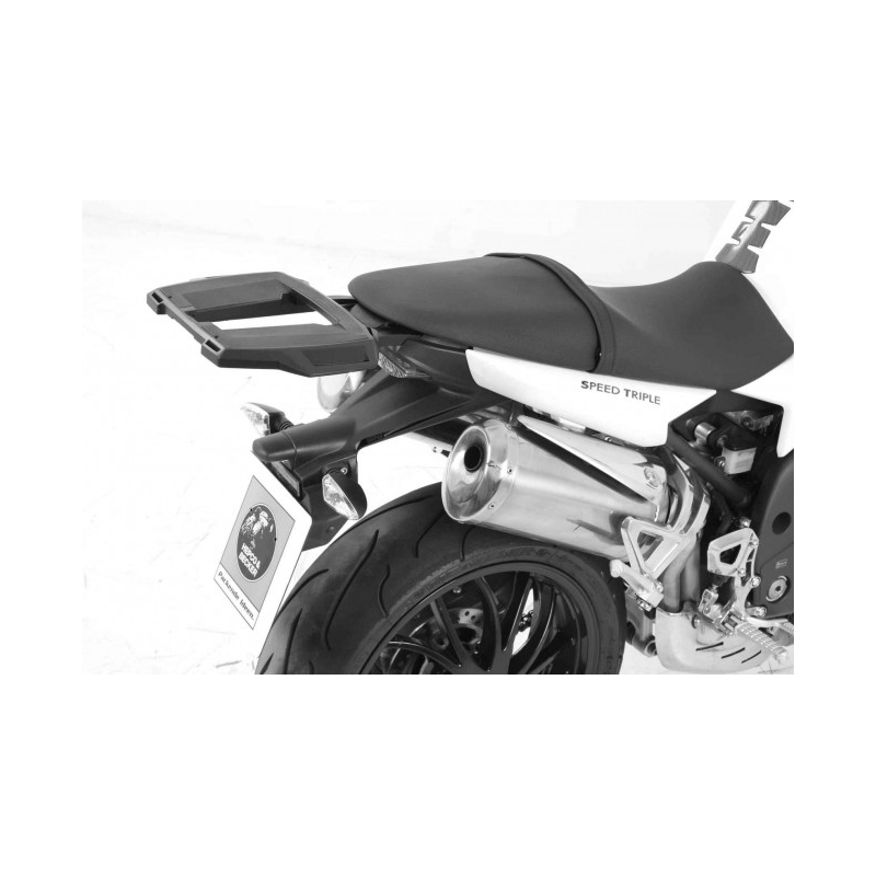 Speed Triple 1050 2008-2010 ✓ Support de top case Alurack Hepco-Becker