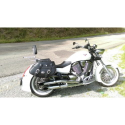 BordWalk 1700 à partir de 2013 ✓ Supports de sacoches type C-Bow Hepco Becker Noir