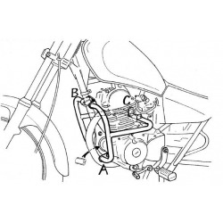 SR 125 1996-2001 ✓ Pare-carters Hepco-Becker