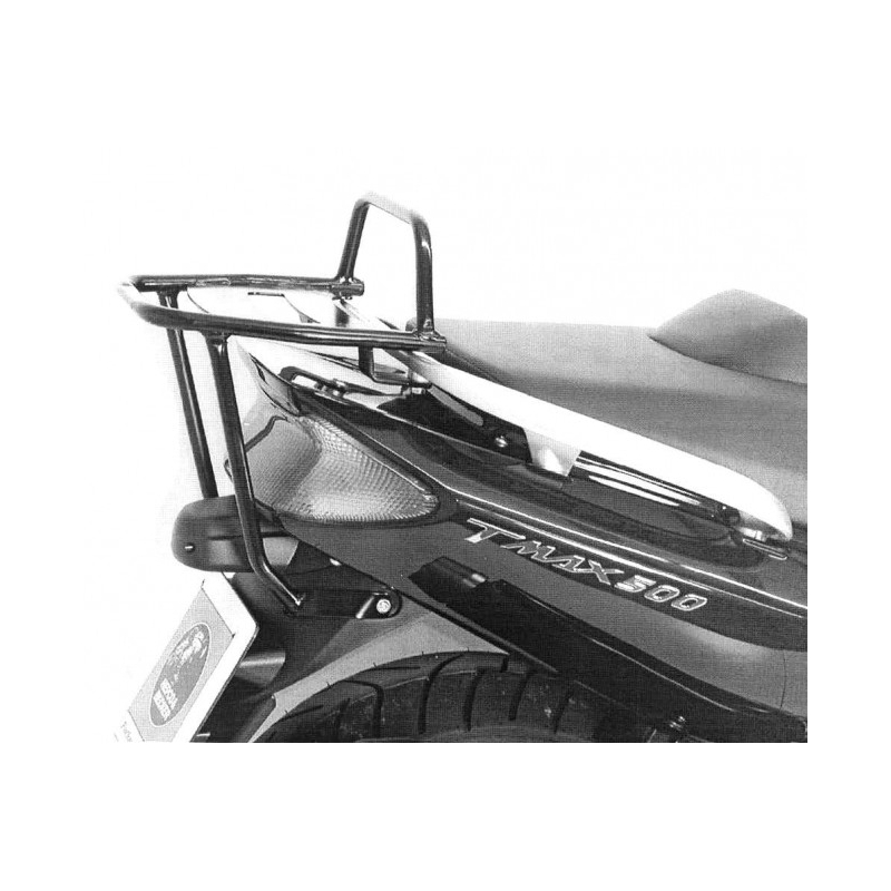 T-MAX 500 2005-2007 ✓ Support de top case tubulaire Hepco-Becker