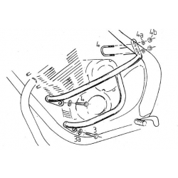 XJ 600 S / N Diversion 1996-2003 ✓ Pare-carters Hepco-Becker Chrome