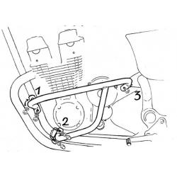 CB 750 F sevenfifty 1992-2003 ✓ Pare carters Hepco-Becker