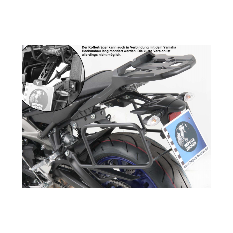 MT-09 2013-2016 ✓ Supports de valises pour support top case d'origine Hepco-Becker Lock-it