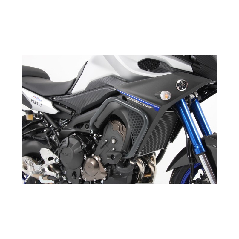 MT-09 Tracer ABS 2015-2017 ✓ Pare carters Hepco-Becker avec tampons de protection