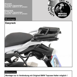 S 1000 XR 2015-2019 ✓ Support de top case Easyrack pour platine BMW origine Hepco-Becker