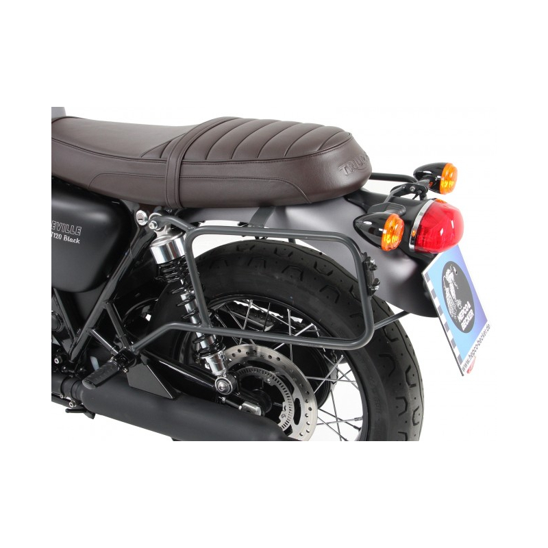 Bonneville T 120 / Black à partir de 2016 ✓ Supports de valises noir Hepco-Becker