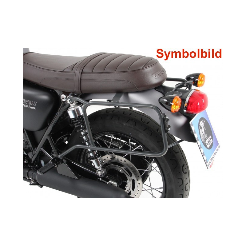 Bonneville T 120 / Black à partir de 2016 ✓ Supports de valises Chrome Hepco-Becker