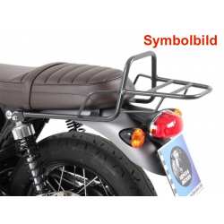 Bonneville T 120 / Black à partir de 2016 ✓ Support de top case tubulaire chrome Hepco-Becker