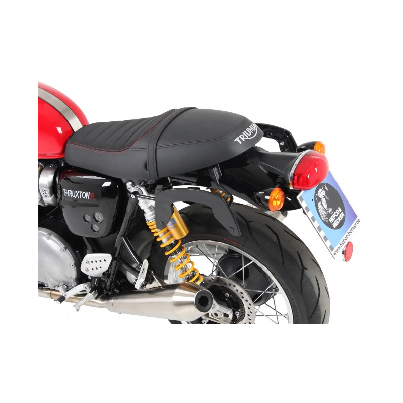 Thruxton 1200 / R à partir de 2016 ✓ Supports de sacoches type C-Bow Hepco-Becker Chromé