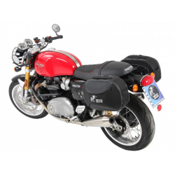 Thruxton 1200 / R à partir de 2016 ✓ Supports de sacoches type C-Bow Hepco-Becker Chromé