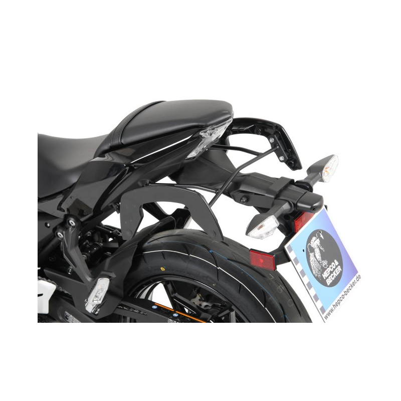 Ninja 650 à partir de 2017 ✓ Supports de sacoches type C-Bow Hepco-Becker
