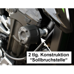 Z 900 à partir de 2017 ✓ Roulettes de protection - Support Alu