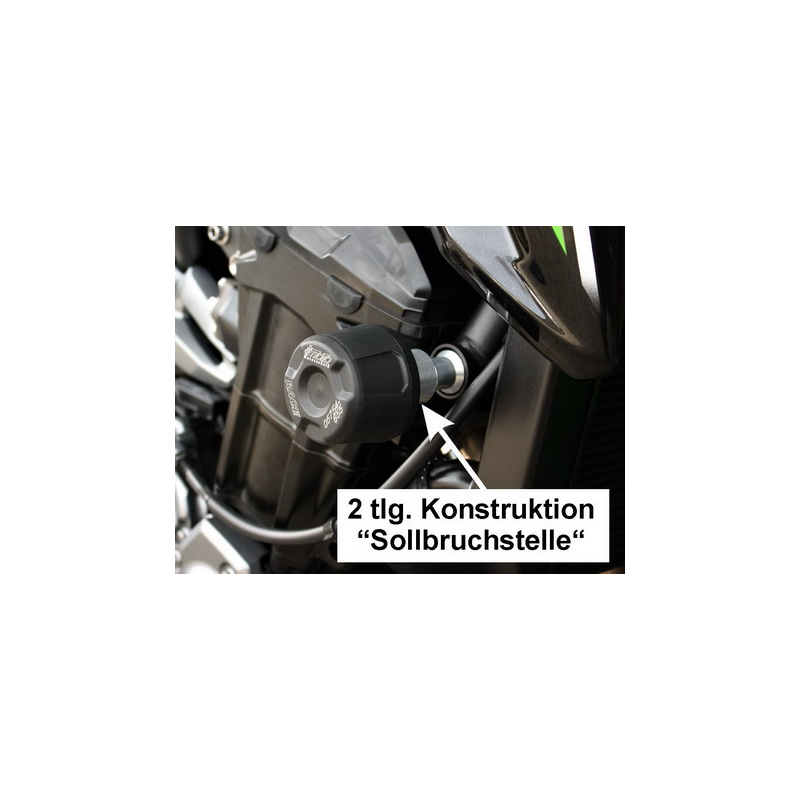 Z 900 à partir de 2017 ✓ Roulettes de protection - Support Alu