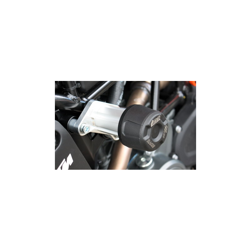 125 Duke à partir de 2017 ✓ Roulettes de protection - Support Alu