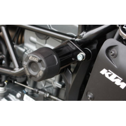 125 Duke à partir de 2017 ✓ Roulettes de protection - Support Noir