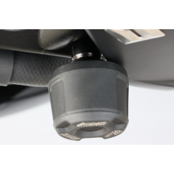 GSX-S 750 à partir de 2017 ✓ Roulettes de protection - Support Noir