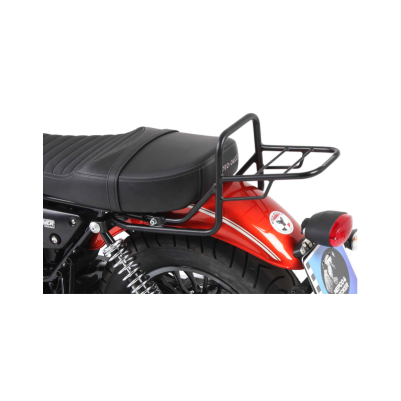 V9 Roamer from 2016 ✓ Support de top case tubulaire selle longue (2017-) Hepco-Becker