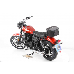 V9 Roamer from 2016 ✓ Support de top case tubulaire selle longue (2017-) Hepco-Becker